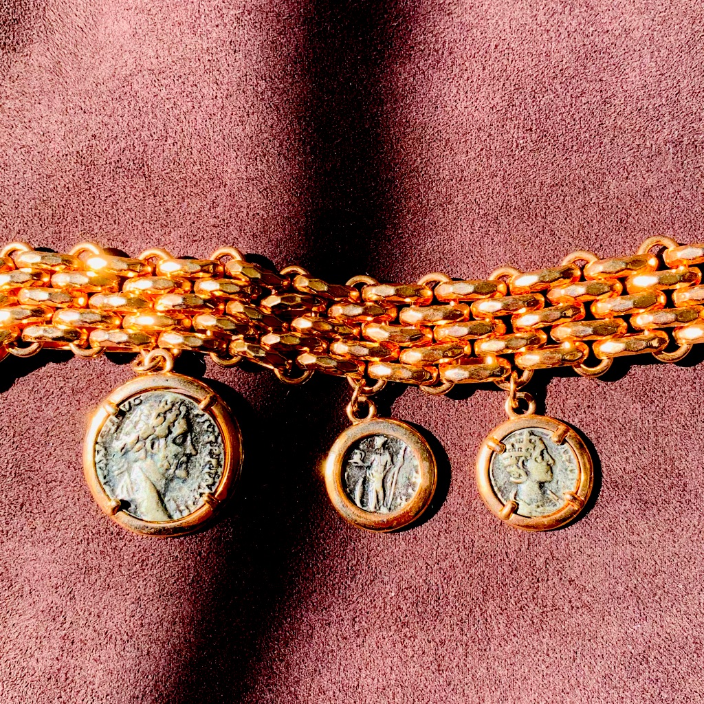 Roman Coin Bracelet